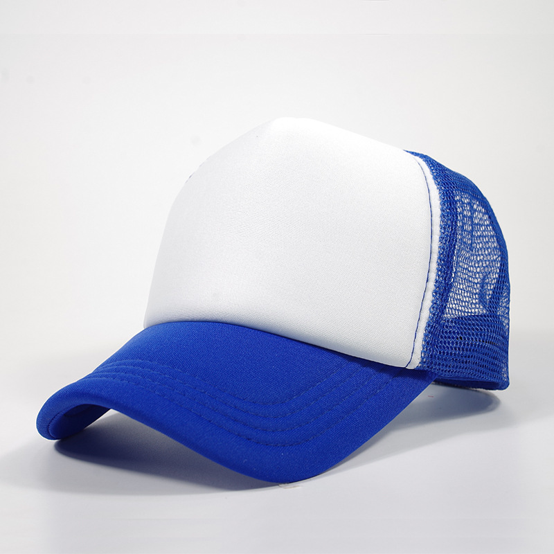 advertising cap printed wholesale peaked cap spot mesh hat korean style truck cap picture printing printed baseball cap printed logo details Picture