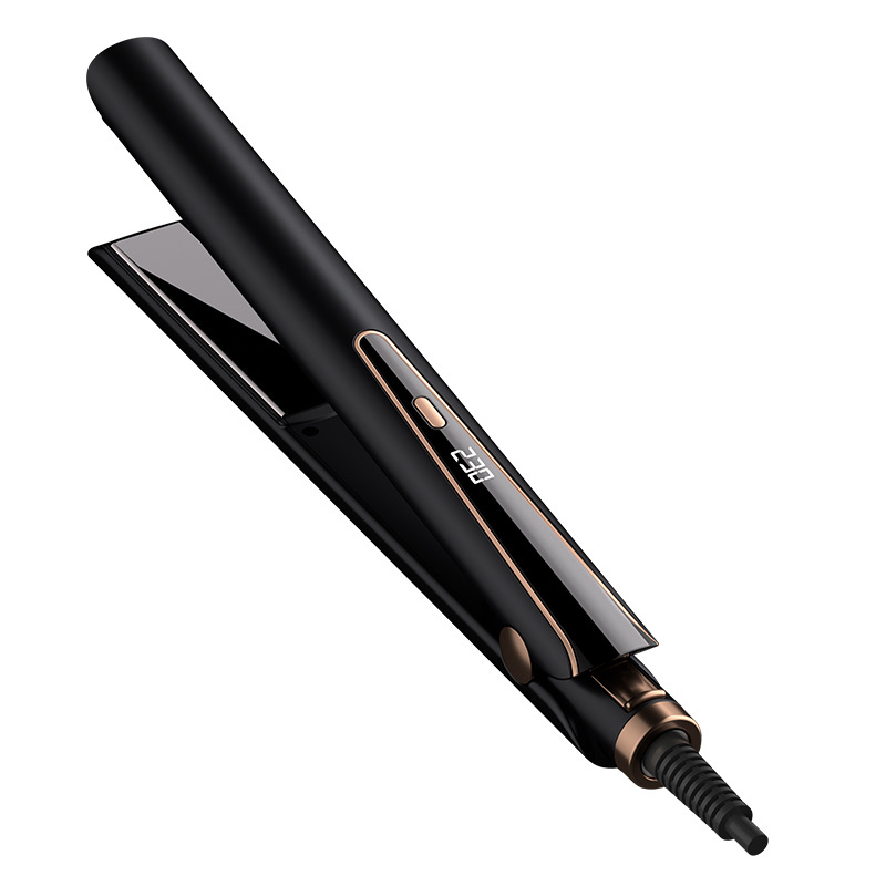 cross-border hair straighter hair curler and straightener dual-use hair straightener household hair-free hair curler hair straightener hair salon hair perm details Picture