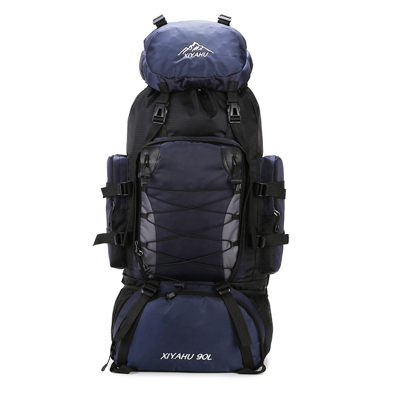 new outdoor 90l large capacity hiking backpack lightweight waterproof backpack men's leisure hiking camping bag details Picture