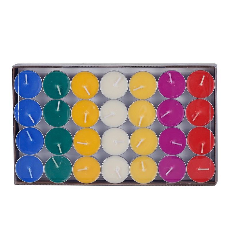 2/4 hours tealight hotel proposal birthday aromatherapy candle insulation heating tea making small candle light wholesale Specification drawing