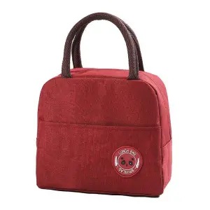 thick aluminum foil lunch box bag office lunch box insulated bag handbag thermal bag large capacity for students with meals Item Picture