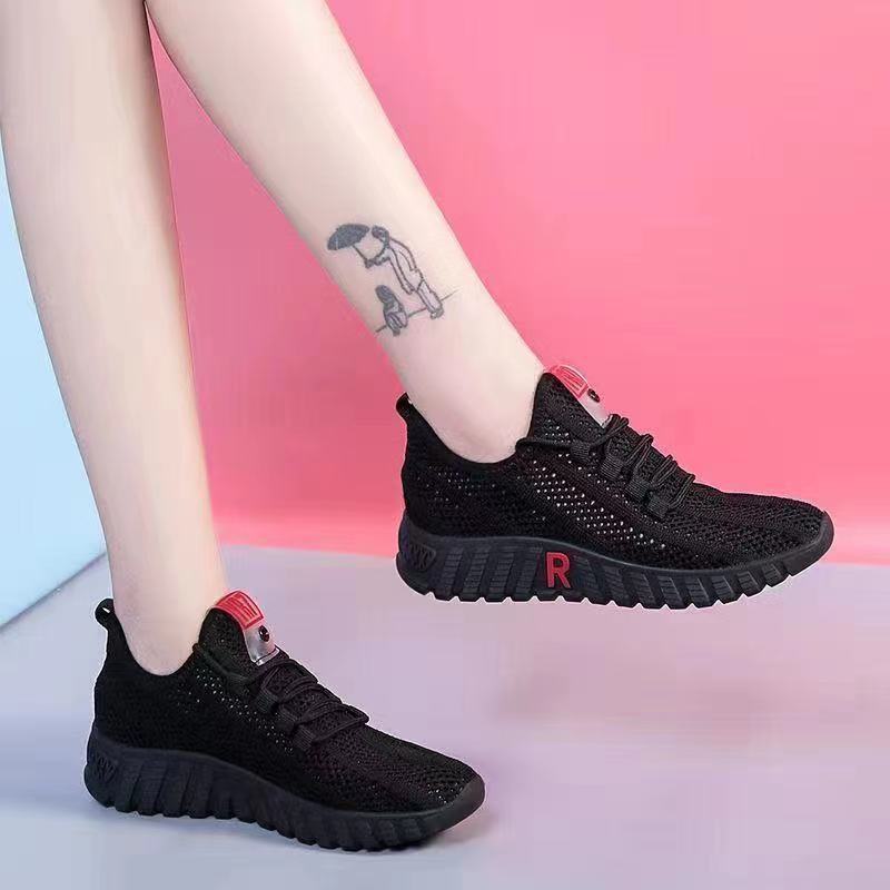 women's cross-border new arrival fashionable all-matching casual shoes women's cloth shoes flat shoes trendy sneakers women's wholesale Specification drawing