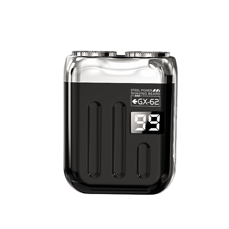 big customer wholesale electric double-headed shaver mini men's shaver travel portable automatic digital display shaver full figure