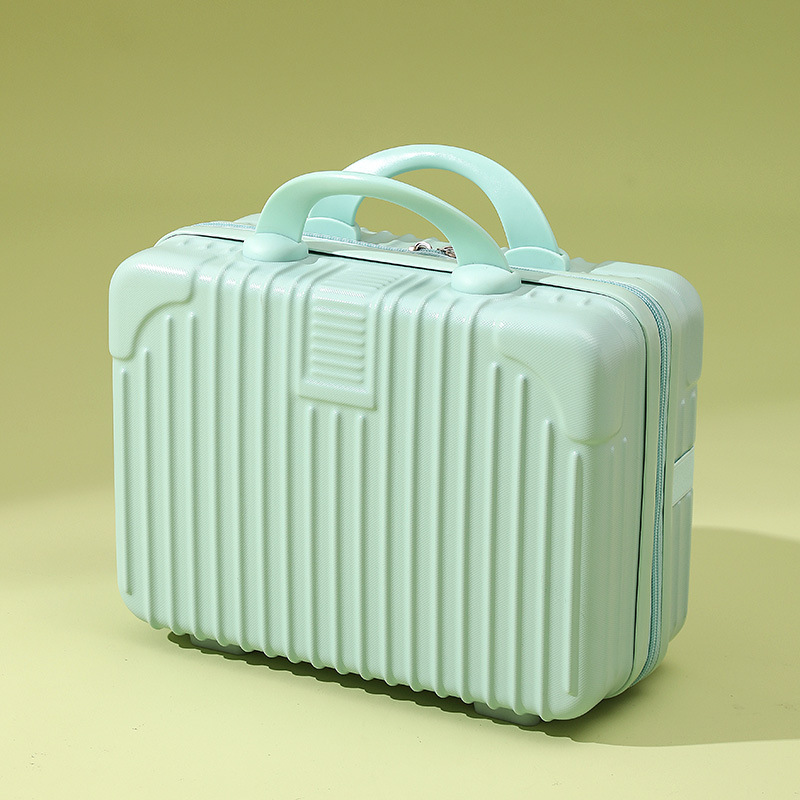 customized suitcase mini small suitcase 14 cosmetic case hand gift bag small suitcase password suitcase details Picture