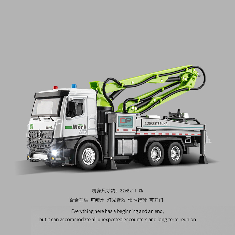 children's large alloy missile launching vehicle toy car boy tank cannon car rocket military chariot toy details Picture