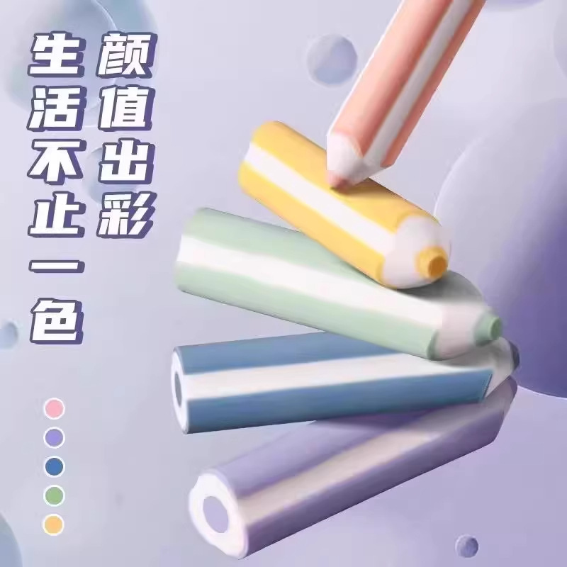 pencil eraser chip-free super clean without leaving marks chip collection eraser only for pupils 2b eraser good-looking details Picture