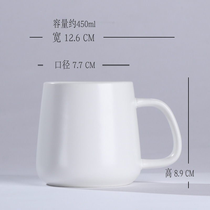 1314 couple ceramic mug with cover spoon coffee cup office water glass advertising activity gift printed logo Application Scenario