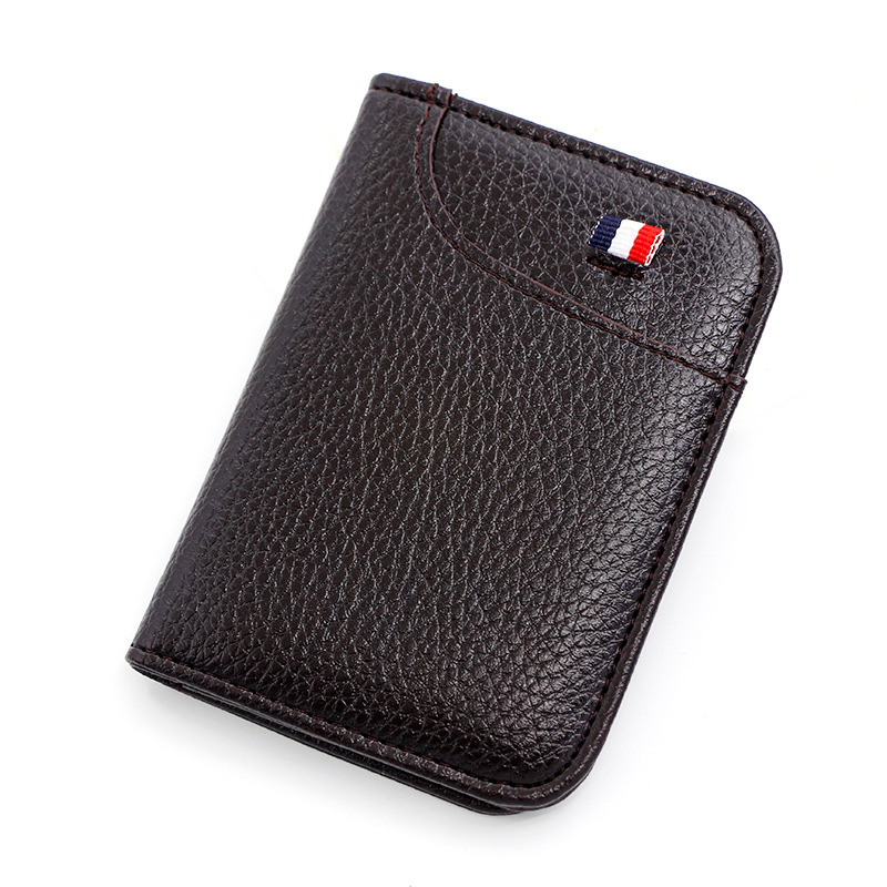 cross-border new arrival men's card holder multi-functional thin card holder card clamp wallet card cover fashion card holder spot factory Specification drawing