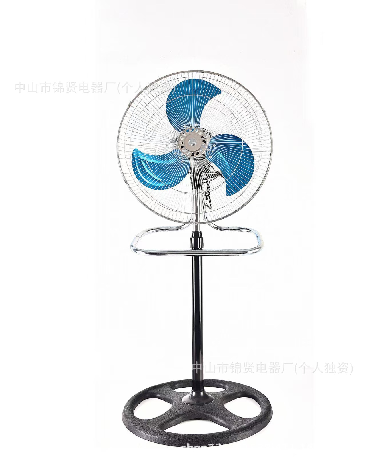 electric fan floor fan shaking head hanging wall multi-gear adjustment 18-inch three-in-one large wind floor fan fan details Picture