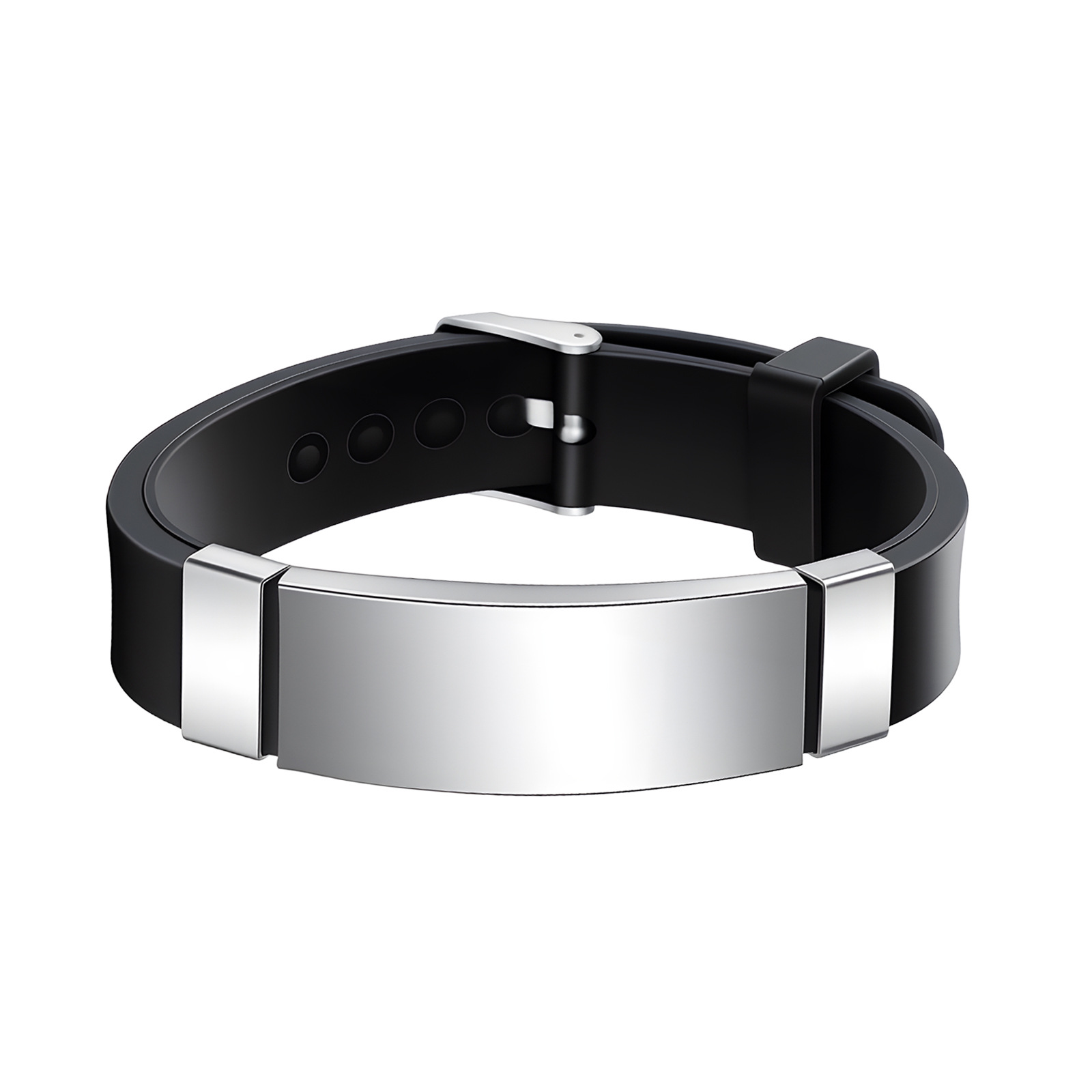aliexpress xiyin popular european and american simple jewelry twist weave leather bracelet stainless steel bracelet engraved logo Application Scenario