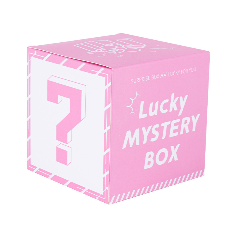 blind box empty box wholesale square blind box packing box hand-made blind box activity small gift small batch gift box details Picture