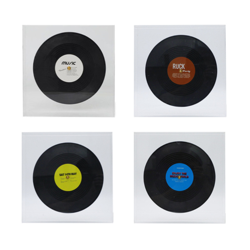 props gramophone record wall decorations model room study bookshelf creative decoration living room background wall soft decoration Item Picture