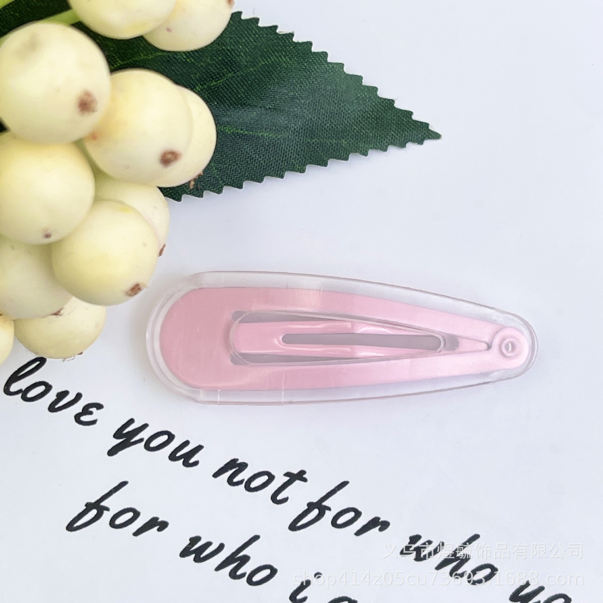 ice transparent water drop candy color bb clip cropped hair clip macaron hairpin hair ornaments handmade accessories material side clip wholesale Specification drawing