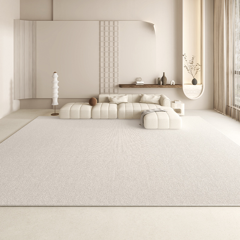cream style carpet living room light luxury high-grade 2024 new home sofa floor mat bedroom waterproof washable and erasable Application Scenario