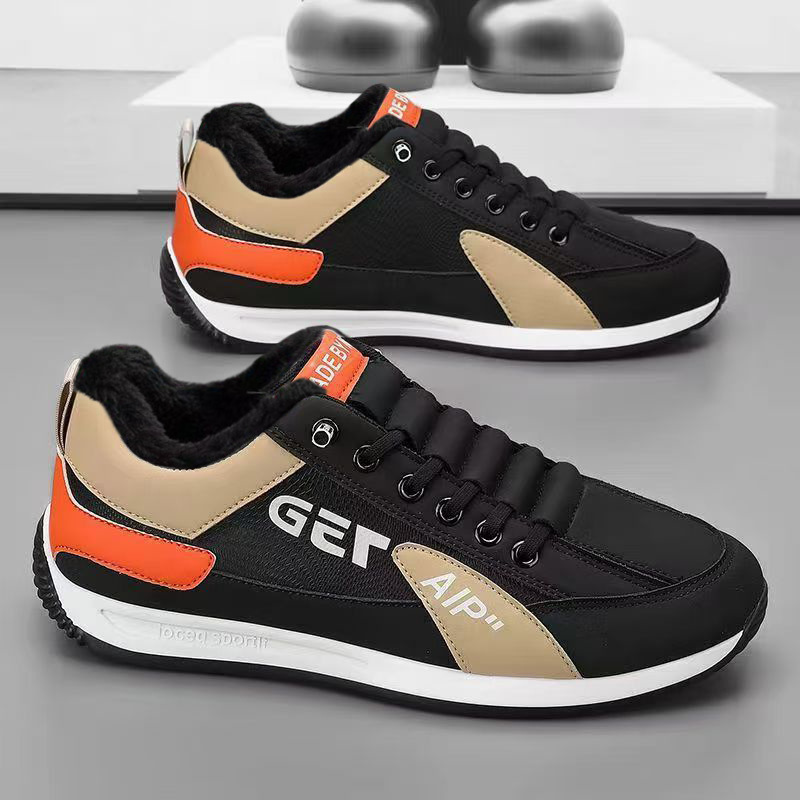 sneaker men's korean-style new portable outdoor low trendy shoes spring and autumn fashion running shoes casual cortez non-slip full figure