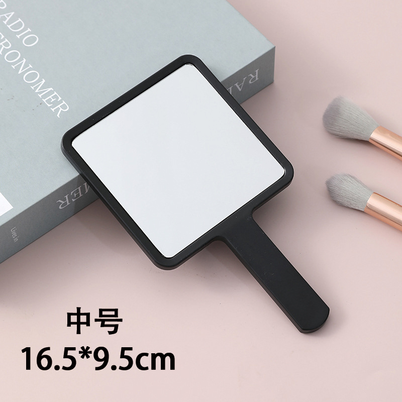 simple hand-held hand-hold mirror hand-held mirror portable portable beauty salon small mirror hand-held mirror makeup mirror full figure