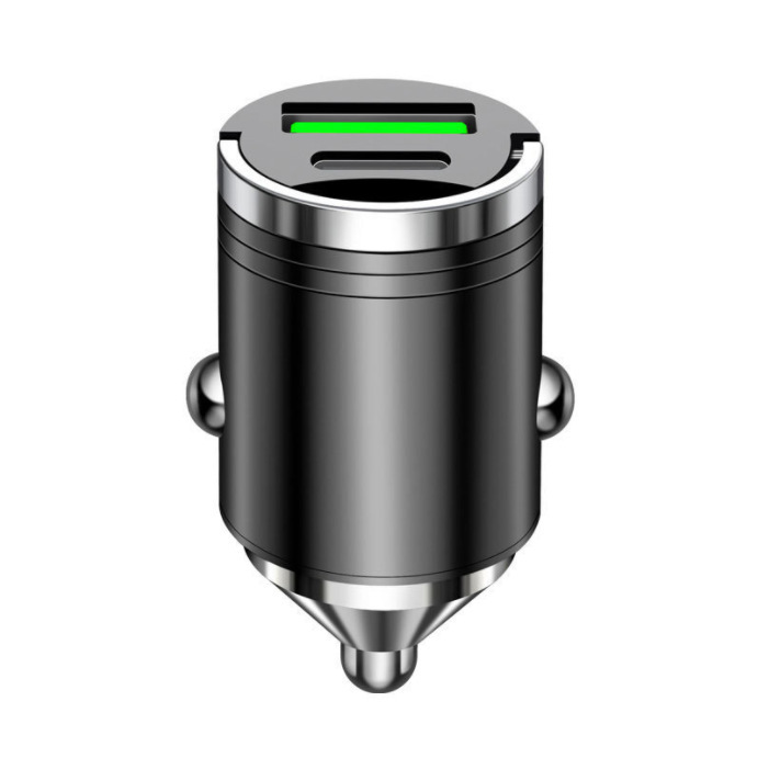 applicable to huawei car charger super fast charge-head mini invisible dual-port pd apple 14/15/16 flash charger full figure