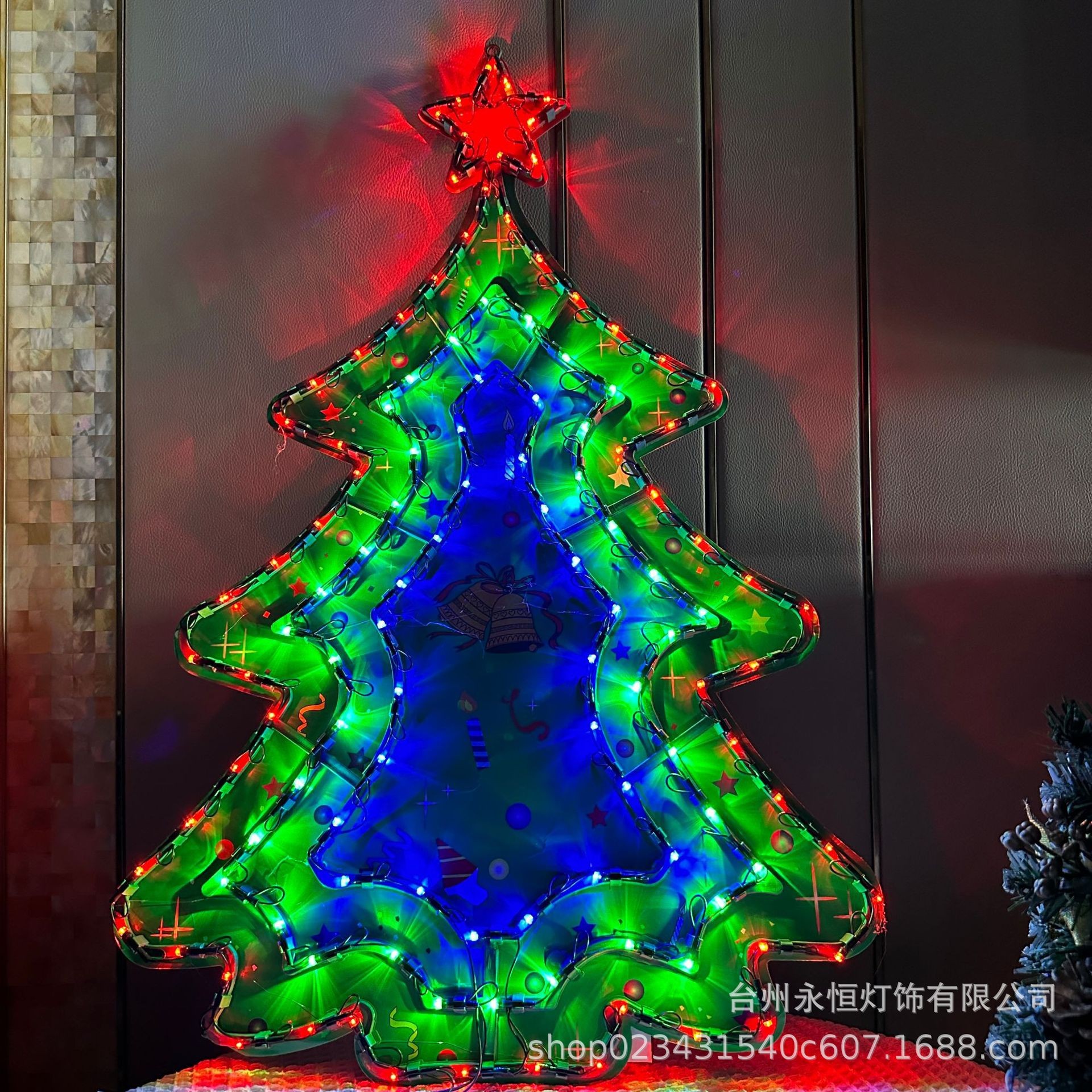 led love light peacock heart-shaped five-pointed star space-time colored light sunflower christmas festival plug-in outdoor decorative lamp full figure