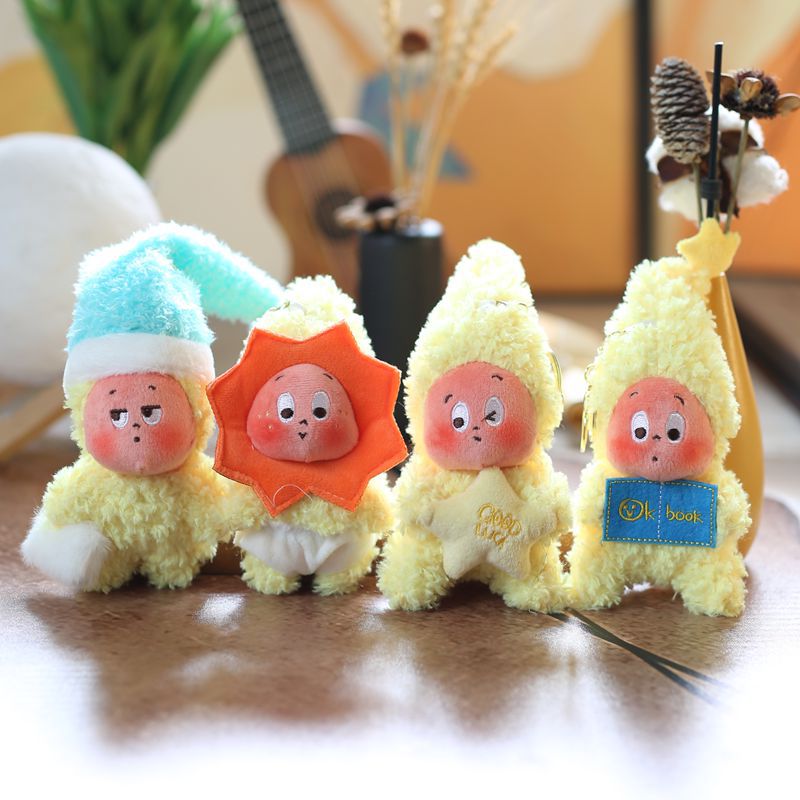 internet celebrity cute xingx small pendant plush toy doll cartoon bag pendant key ring doll doll details Picture