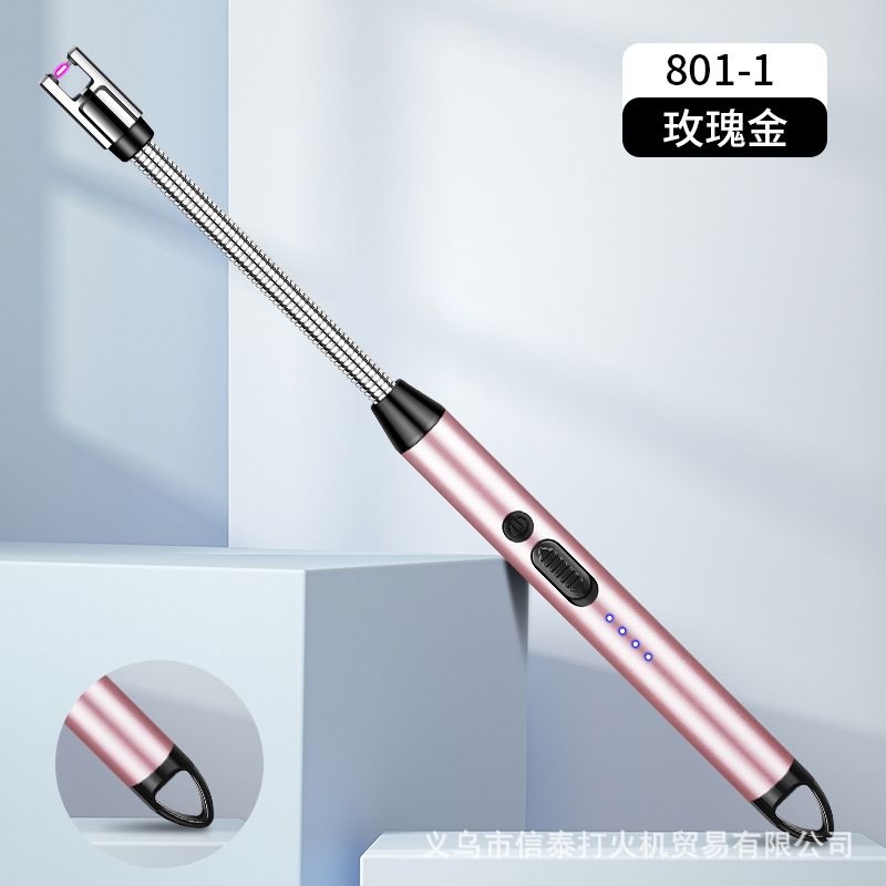 new household gas stove charging igniter lighter power display single arc portable pulse lighter Specification drawing