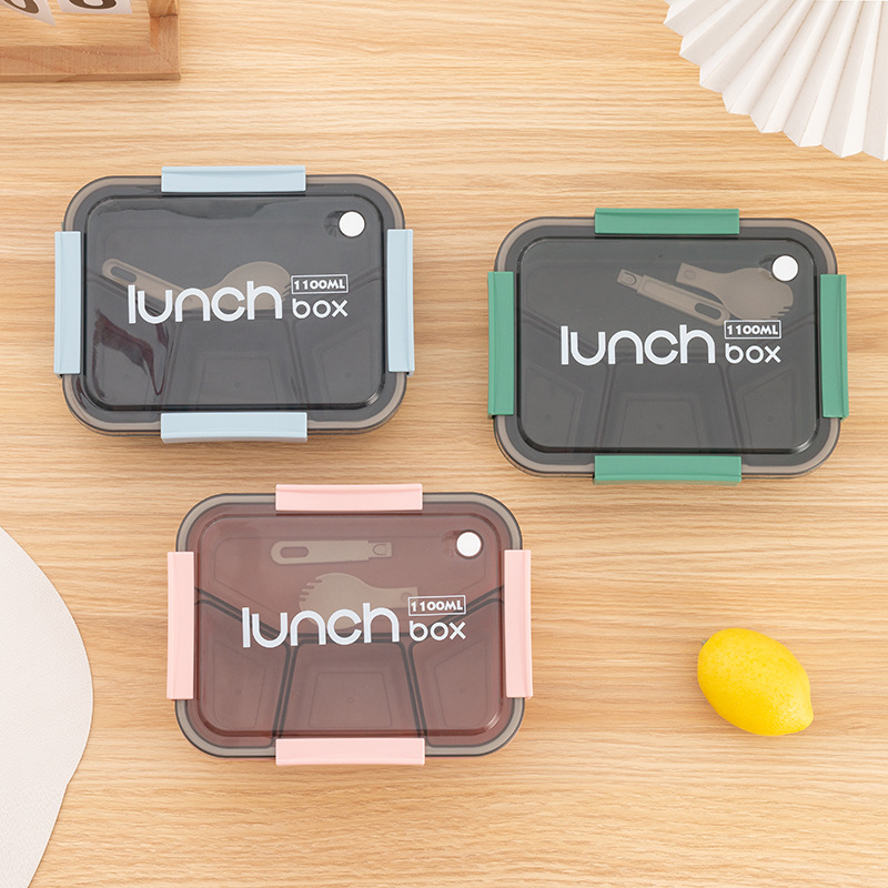 amazon children student lunch box microwaveable heating office worker compartment lunch box fruit salad bento box full figure