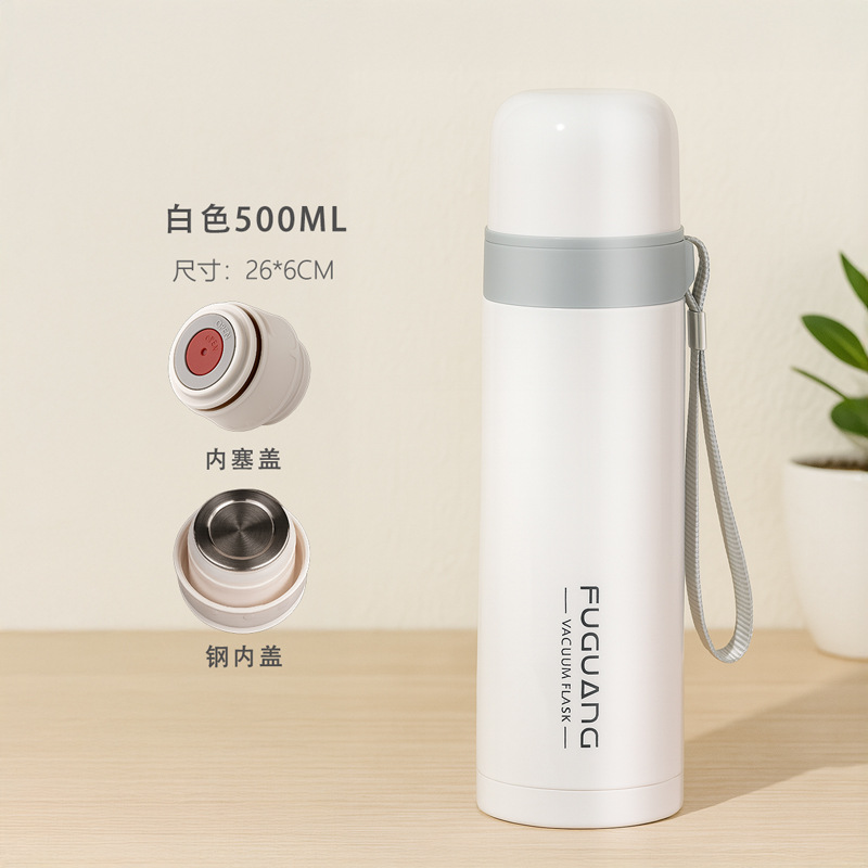 fuguang large capacity 316 vacuum cup car water cup bullet sports travel pot stainless steel tea brewing cup customization Item Picture