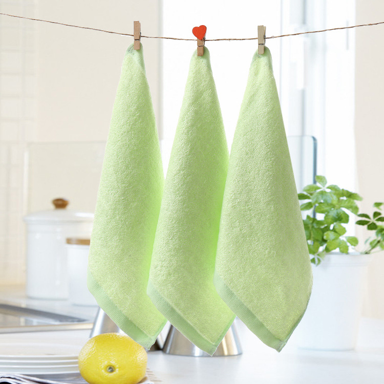 bamboo fiber face towel kindergarten small towels absorbent children handkerchief baby face towel saliva towel wholesale factory full figure