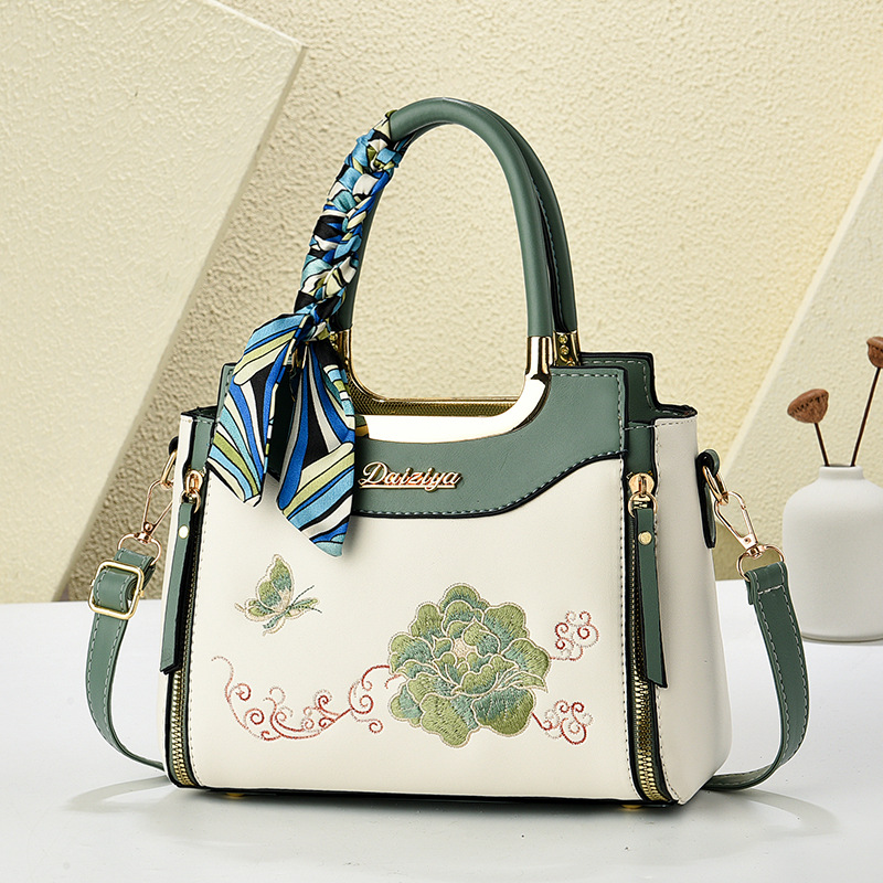 cross-border chinese style women bag handbag middle-aged temperament mother's birthday gift bag for mother wedding bag women full figure