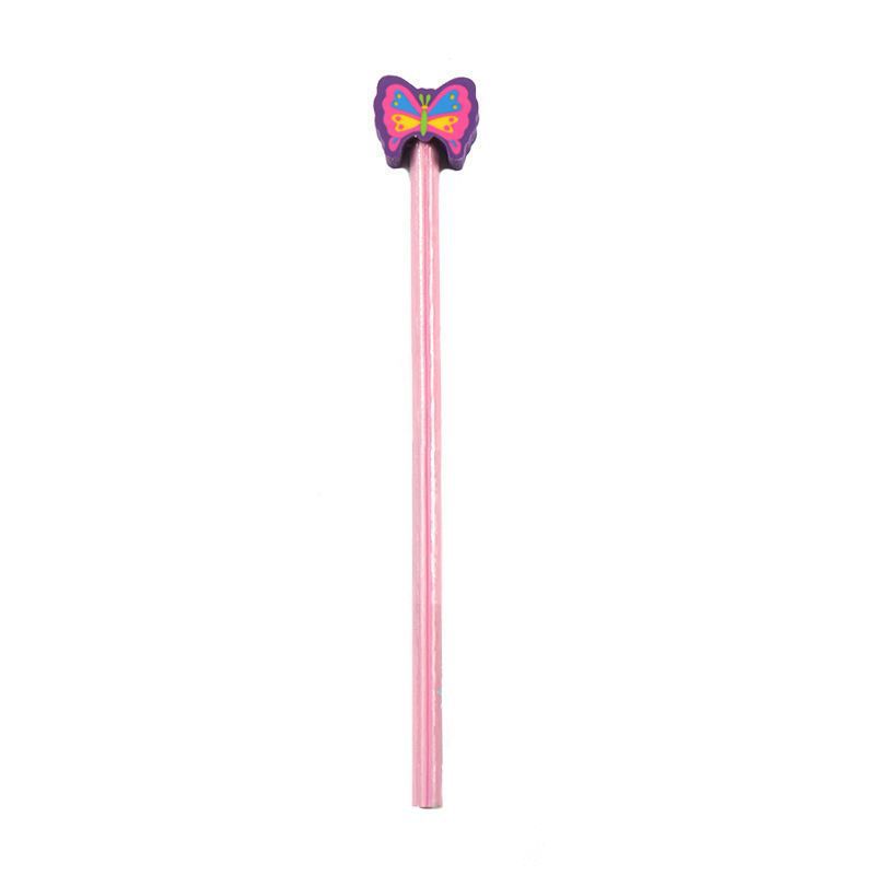 children's hb pencil lead-free cartoon cute super cute creative with eraser learning stationery set good wholesale prizes Item Picture