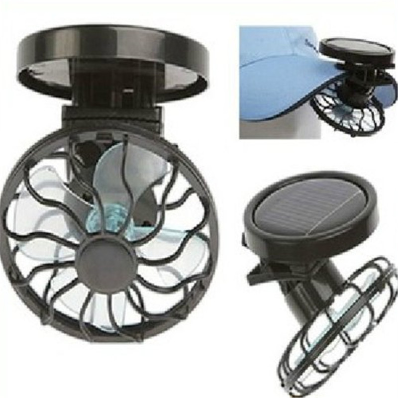 solar fan clip cap fan with clip small solar fan electric fan wholesale full figure
