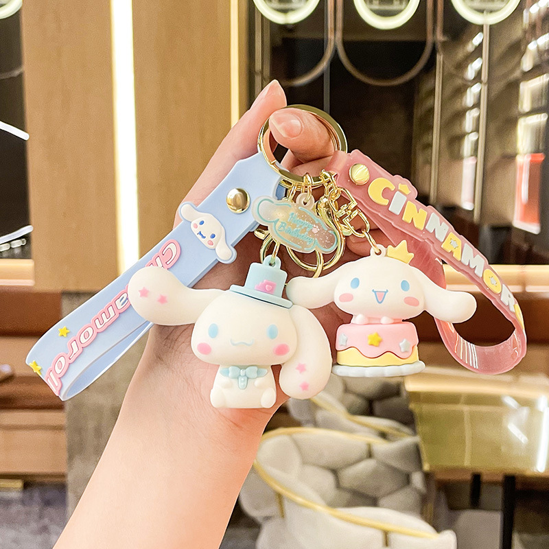 creative sanrio big ear dog keychain pendant small jewelry clow m key ring pendants small commodity small gift details Picture