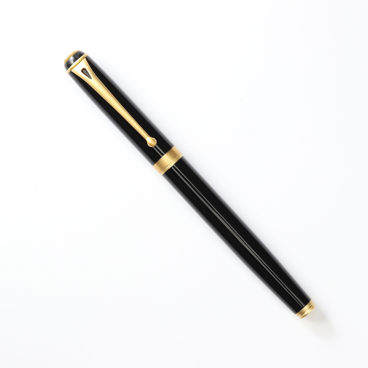 factory wholesale cross-border business morandi metallic pen advertising gift pen printable lettering logo ball pen Specification drawing