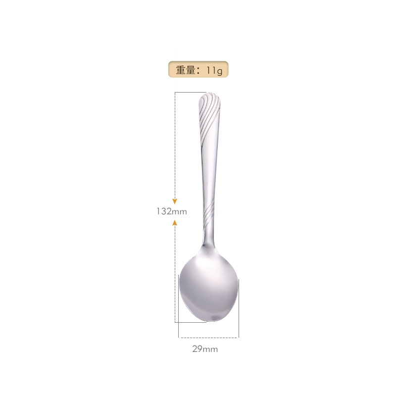 wholesale creative pattern bead point stainless steel knife, fork and spoon 5-piece set steak knife fork spoon hotel tableware set Item Picture