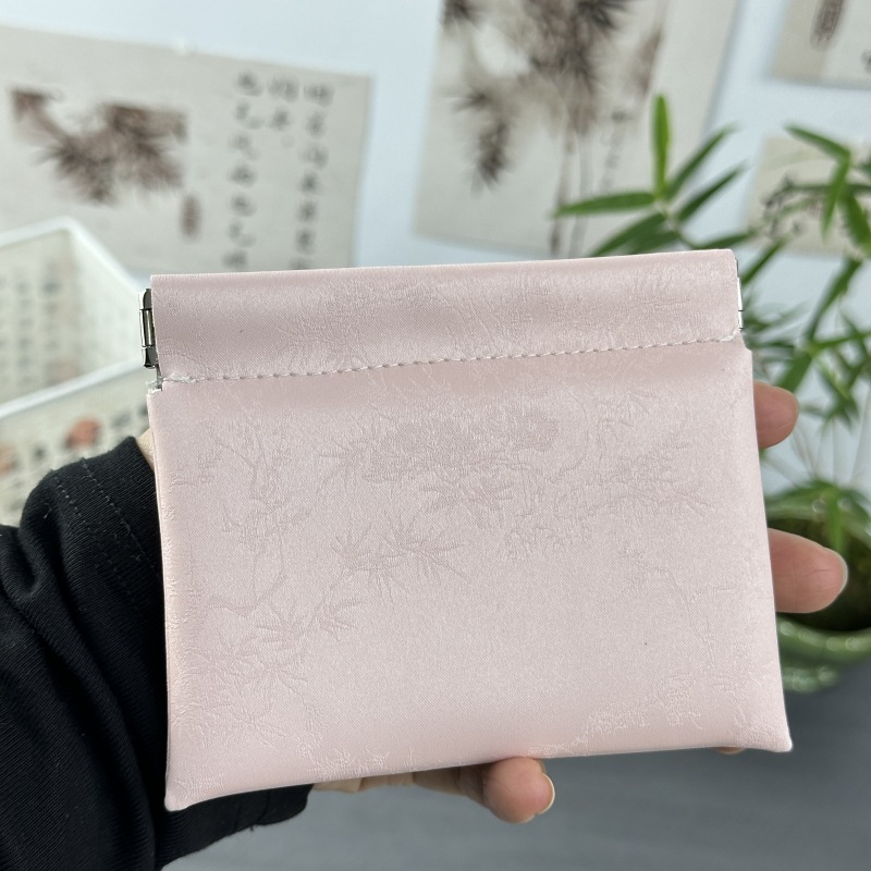 2025 new microfiber printing coin purse female factory wholesale coin purse japanese pattern coin purse mini-portable full figure