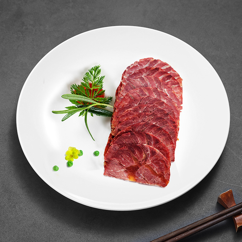 white disc melamine tableware plastic imitation porcelain dish melamine plate melamine disc buffet commercial bowl plate Application Scenario