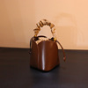 women's bag 2025 new bucket bag special-interest design vegetable basket bag high-grade petal flower portable messenger bag Specification drawing