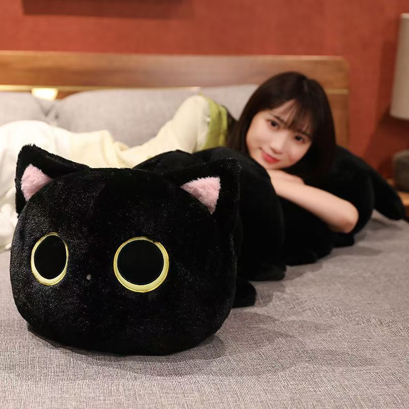 cute creative  worm long caterpillar plush pillow figurine doll to sleep with leg-supporting cushion doll toy Item Picture