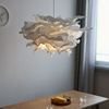 japanese-style diy paper chandelier creative cloud bedroom study lamp clothing store b & b bar decoration lamp full figure