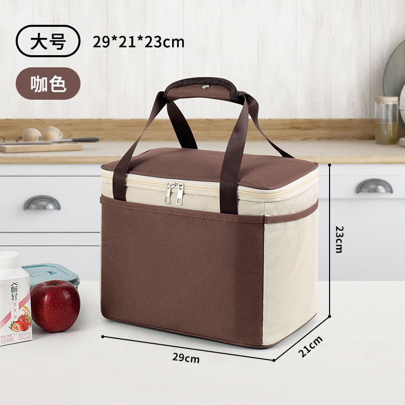 insulation bag lunch box handbag bento with rice aluminum foil thickening waterproof lunch box bag lunch office worker elementary school student Item Picture