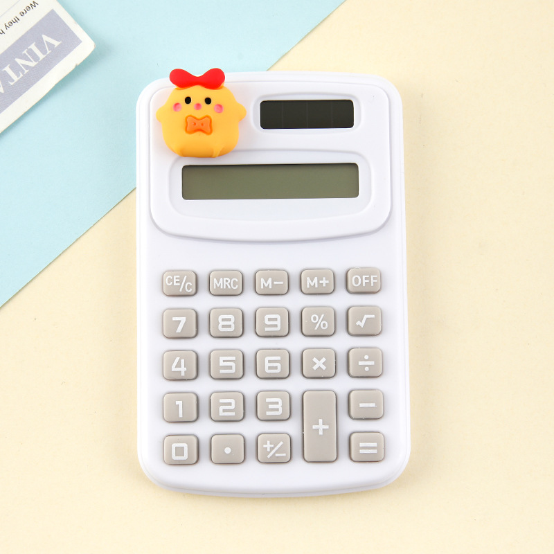 cartoon cute calculator fashion mini-portable small calculator portable office elementary school student computer Item Picture