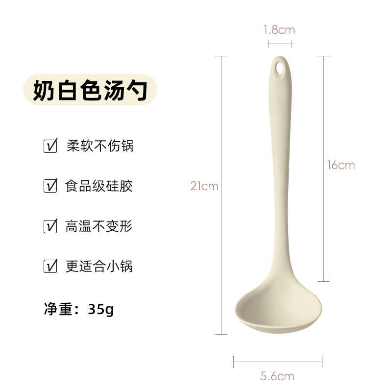 spatula mini silicone shovel small baby baby solid food tool soup spoon household non-stick pan spatula kitchenware Application Scenario