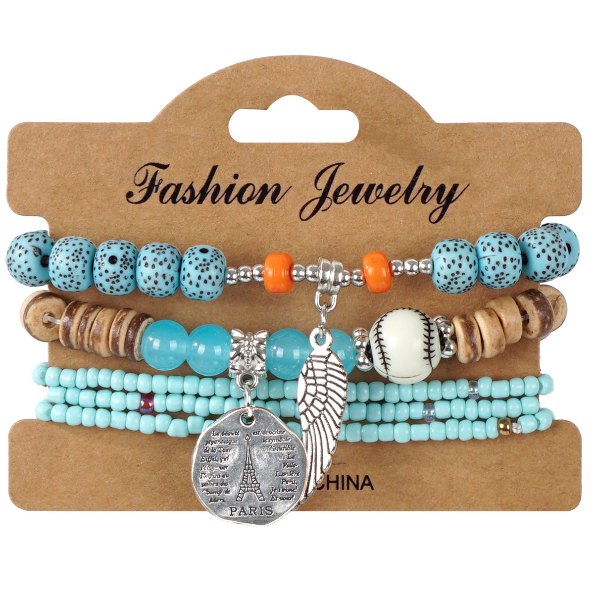 europe and america cross border hot-selling new arrival bohemian bracelet creative tassel multi-layer beaded bracelet fashion jewellery details Picture