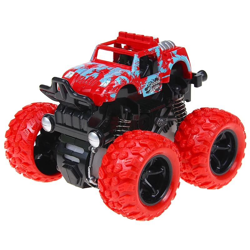 children's inertia four-wheel drive toy car boys stunt off-road vehicle boy little child toy stall stall wholesale Item Picture