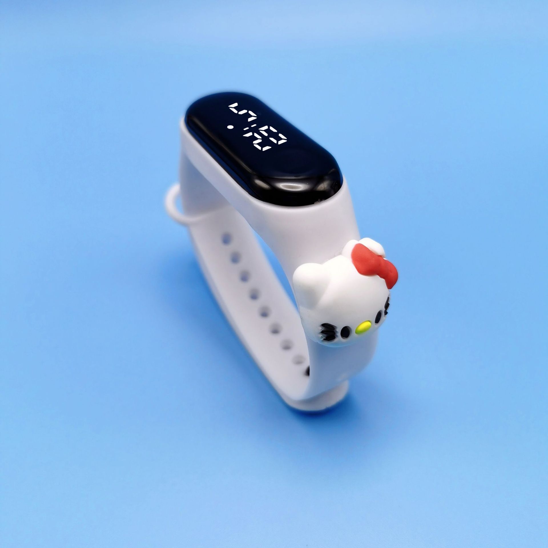 led children's bracelet m3 white light cartoon doll watch electronic touch watch student plastic waterproof kindergarten gifts details Picture