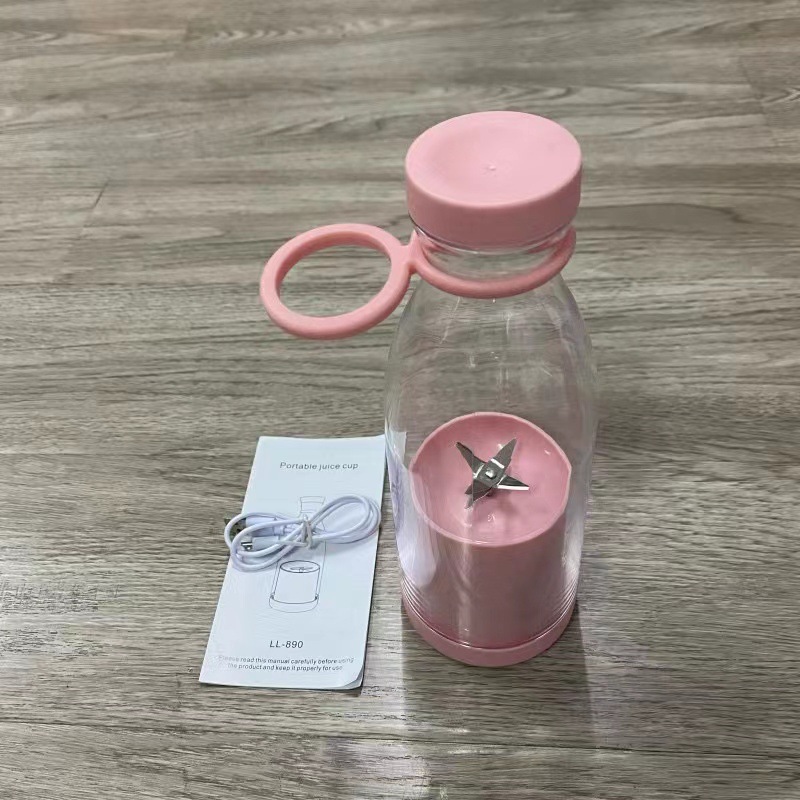 usb wireless charging 6-leaf cutter head portable juicer juice cross-border household juicer cup full figure