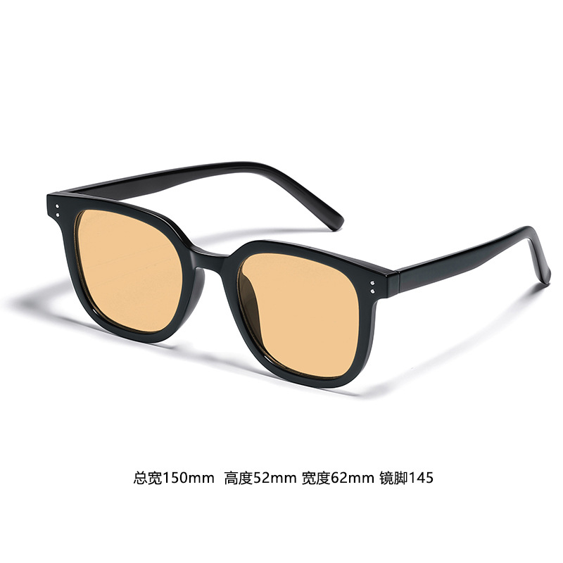 2025 new gm sunset gradient black frame brown myopic sunglasses men's high-grade blush men's sunglasses women full figure