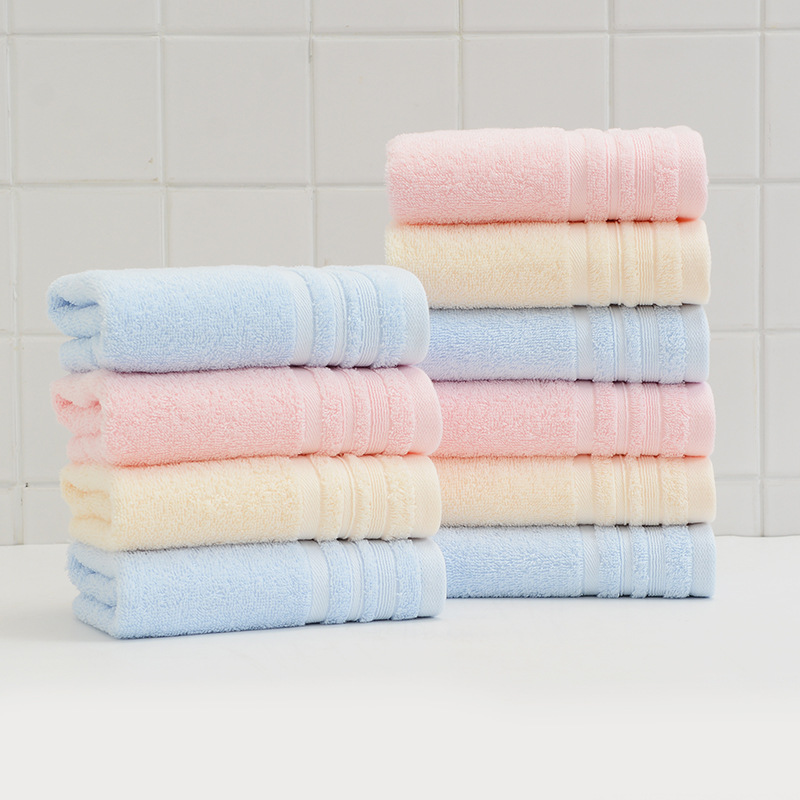 grace towels 10 pack mixed color pure cotton household absorbent face towel adult cotton face wash bath towel wholesale full figure