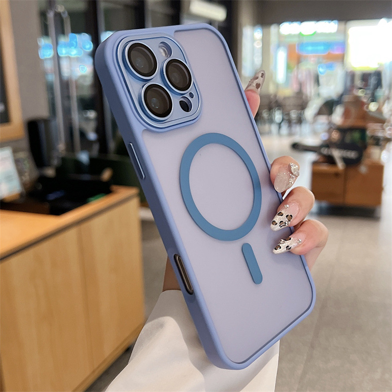 yadun for apple 17 phone case 16 frosted magnetic 12 skin feeling 15promax acrylic 14 cross-border 13 full figure