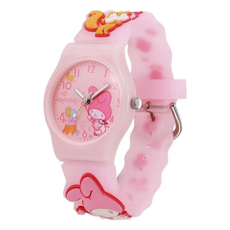 new cute cartoon children's watch good-looking jelly primary school student watch quartz watch gifts for boys and girls details Picture