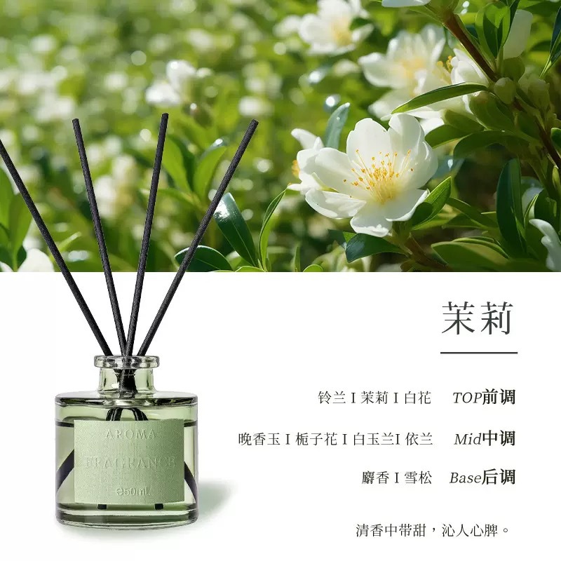 white tea gardenia flower fragrance essential oil hotel indoor fragrance bedroom bathroom toilet fragrance office perfume Application Scenario